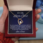 To My Little Girl - Love Dad - Forever Heart Necklace