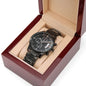 Gift Watch for Dad - Personalized Message Engraving - Birthday, Anniversary, Wedding
