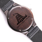 Don't Tread On Me Custom Engraved Wooden Watch