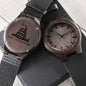 Don't Tread On Me Custom Engraved Wooden Watch