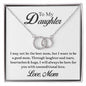 To My Daughter, Love Mom - Good Mom Perfect Pair Necklace