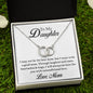 To My Daughter, Love Mom - Good Mom Perfect Pair Necklace