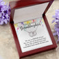 To Our Beautiful Granddaughter - Perfect Pair Necklace (From Grandma & Grandpa) | Beautiful 14k White Gold - Grandparent Perfect Pair Necklace