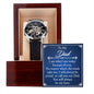To My Dad - Men's Openwork Watch with Mahogany Luxury Box