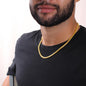 To My Amazing Husband, My Rock - Cuban Link Necklace - Gift for Husband from Wife