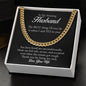 To My Amazing Husband, My Rock - Cuban Link Necklace - Gift for Husband from Wife