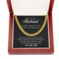 To My Amazing Husband, My Rock - Cuban Link Necklace - Gift for Husband from Wife