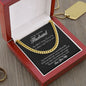 To My Amazing Husband, My Rock - Cuban Link Necklace - Gift for Husband from Wife