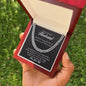 To My Amazing Husband, My Rock - Cuban Link Necklace - Gift for Husband from Wife