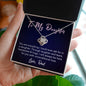 To My Daughter Love Dad Love Know Necklace