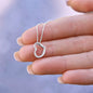 To My Daughter - From Dad- Delicate Heart Necklace