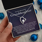 Gift for our Granddaughter - In My Heart Necklace 14k White Gold / 18k Gold