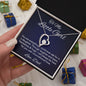 To My Little Girl - Love Dad - Forever Heart Necklace