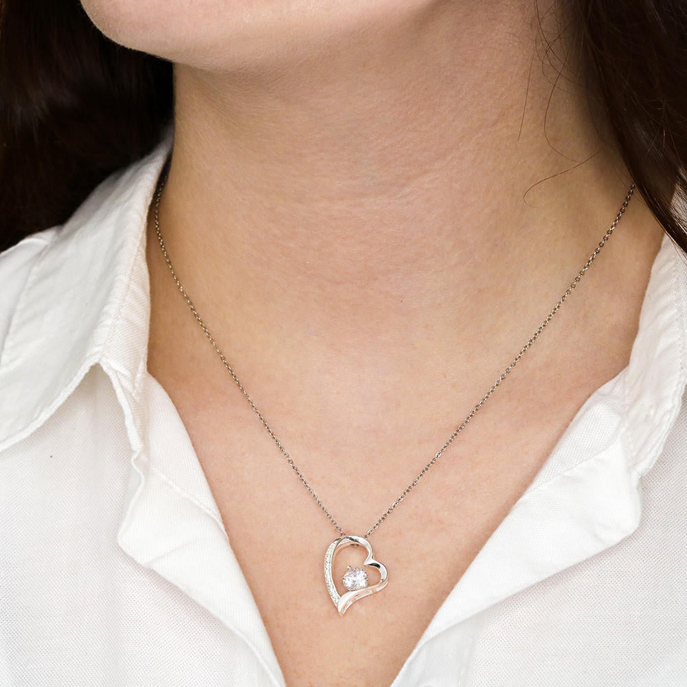 To My Daughter - Forever In My Heart Necklace