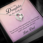 To My Daughter - Forever In My Heart Necklace