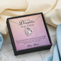 To My Daughter - Forever In My Heart Necklace
