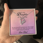 To My Daughter - Forever In My Heart Necklace