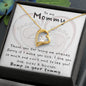 To My Mommy - Baby Bump - Keep me in your heart - Necklace Gift for Expecting Mom