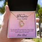 To My Daughter - Forever In My Heart Necklace