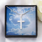 Stainless Steel Cross Necklace - May the Lord Bless You