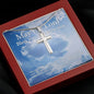 Stainless Steel Cross Necklace - May the Lord Bless You