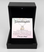To My Beautiful Granddaughter - Love Heart Necklace