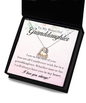 To My Beautiful Granddaughter - Love Heart Necklace