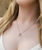 To My Beautiful Granddaughter - Love Heart Necklace