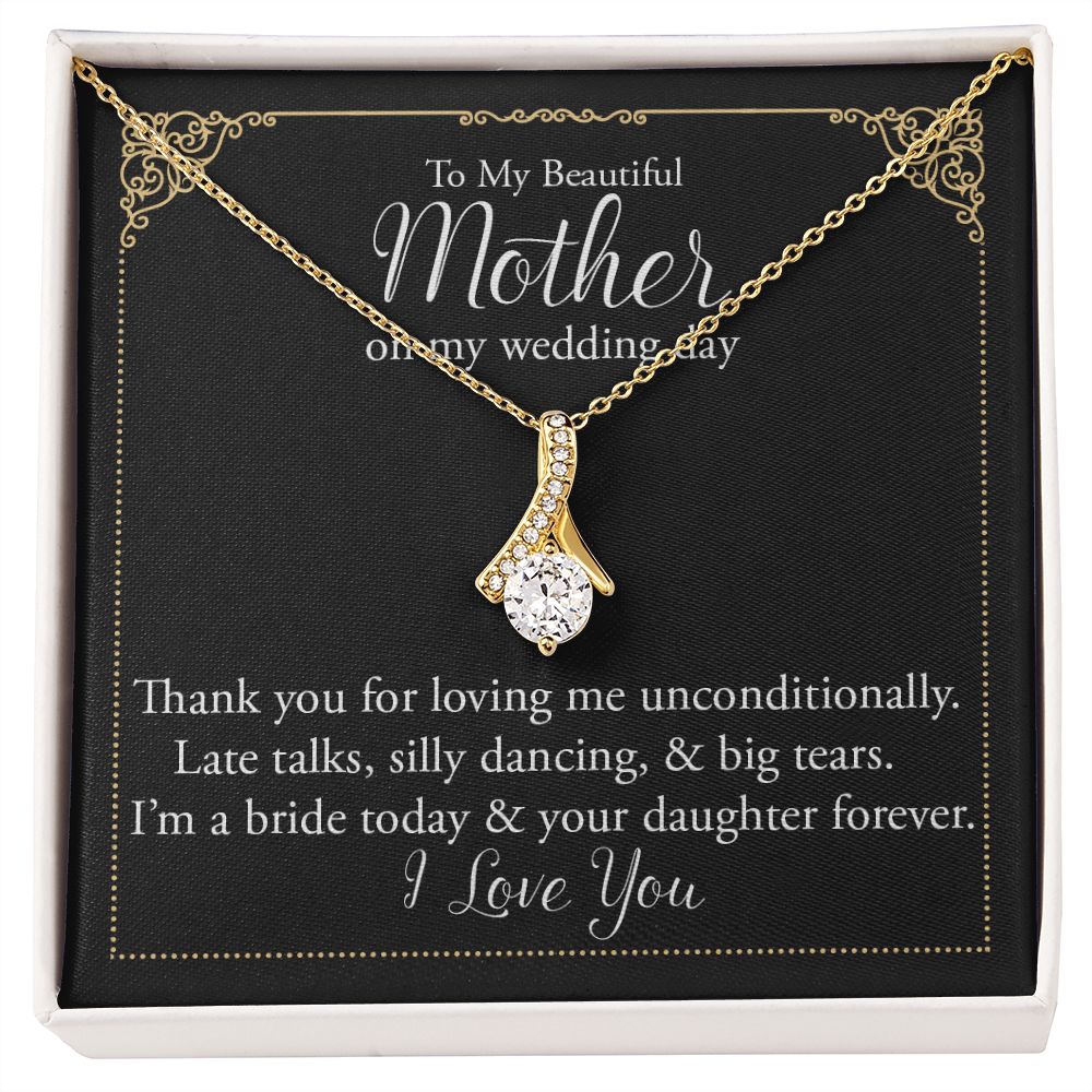 Mother of the Bride Necklace Gift from Daughter