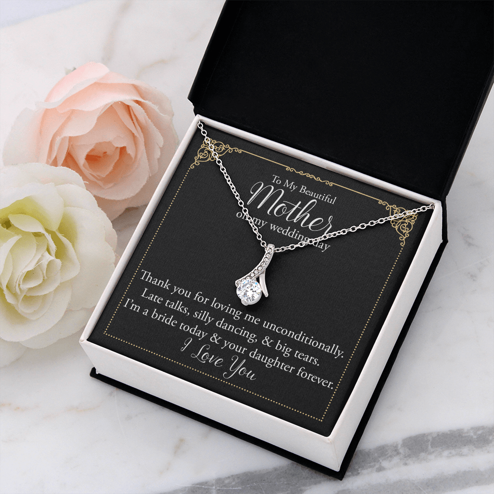 Mother of the Bride Necklace Gift from Daughter