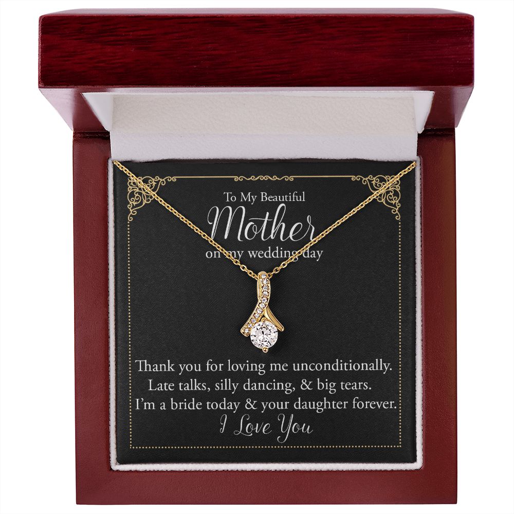 Mother of the Bride Necklace Gift from Daughter