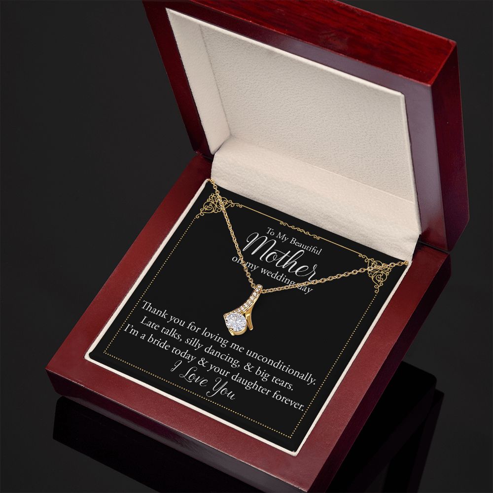 Mother of the Bride Necklace Gift from Daughter