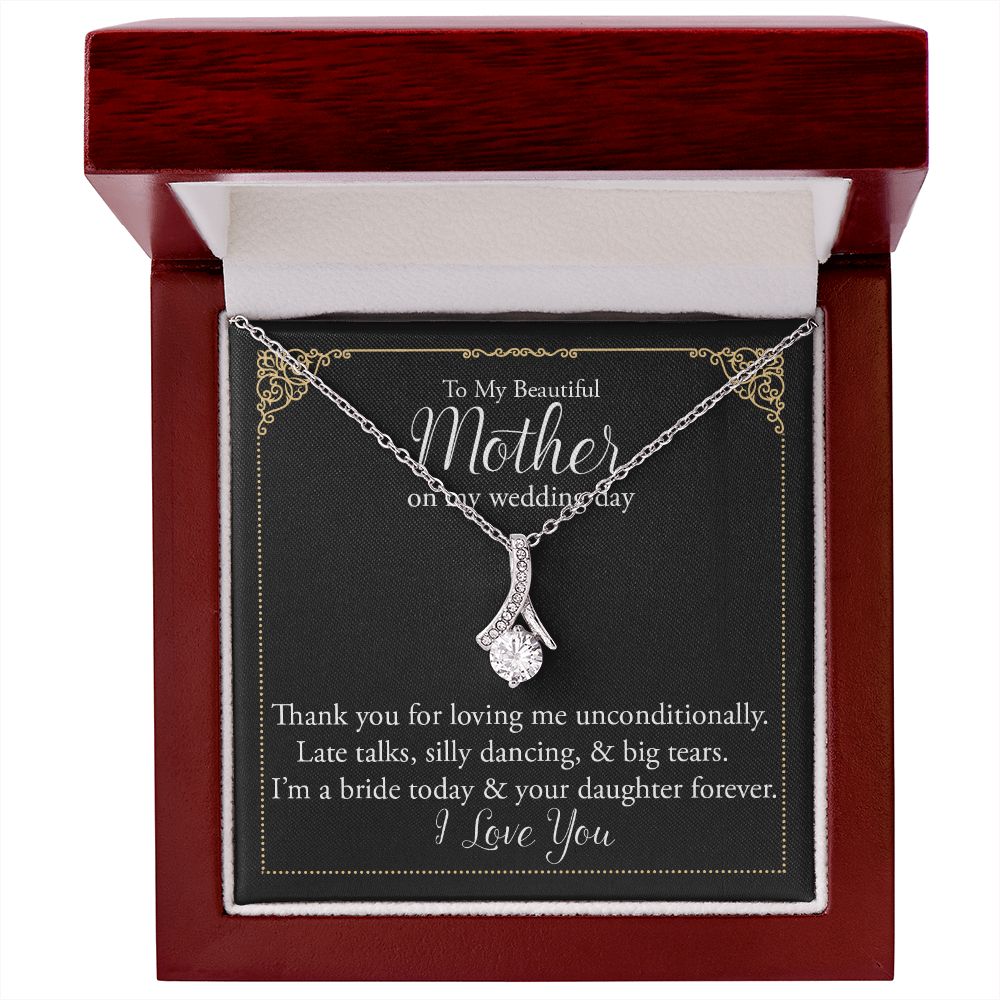 Mother of the Bride Necklace Gift from Daughter