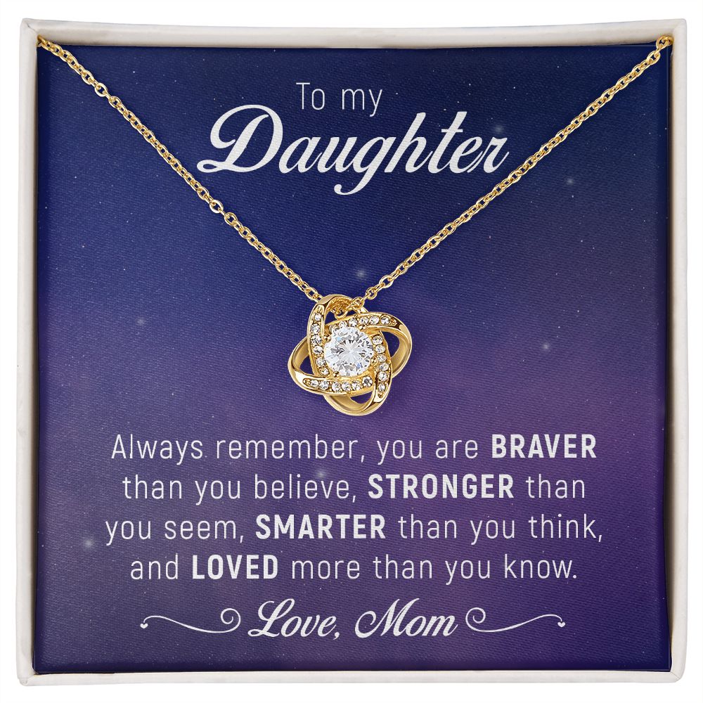 Gift For Daughter From Mom, Daughter Mother Necklace, Daughter Gift From Mom, To My Daughter, Daughters Birthday, Unique, Grown Up Daughter