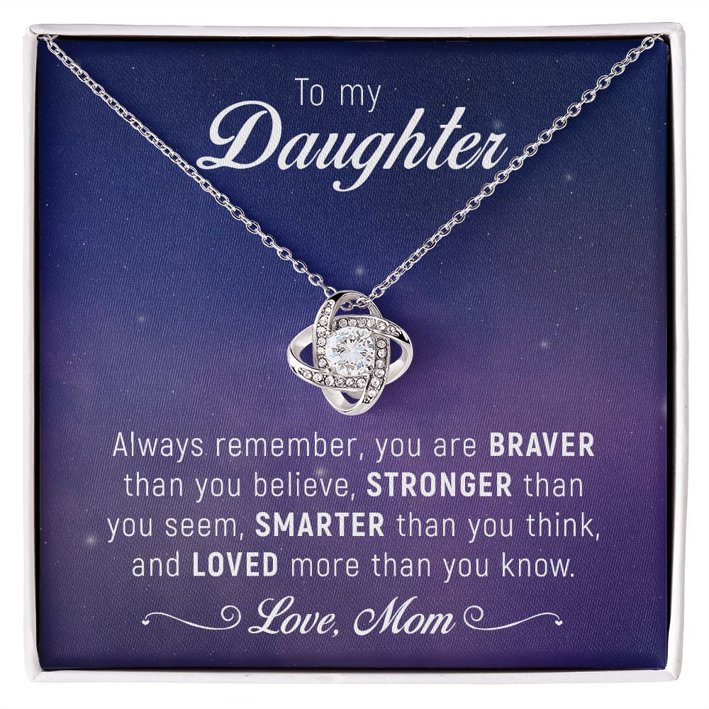 Gift For Daughter From Mom, Daughter Mother Necklace, Daughter Gift From Mom, To My Daughter, Daughters Birthday, Unique, Grown Up Daughter