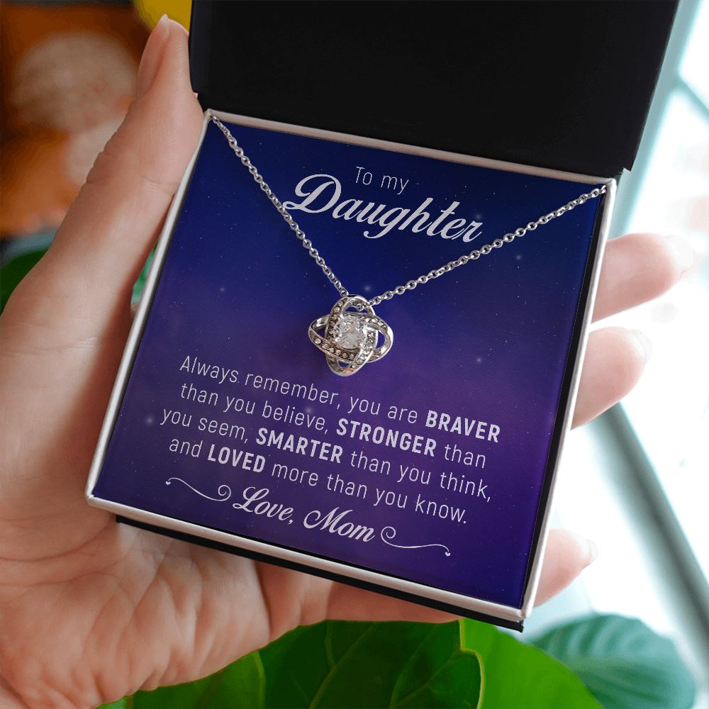 Gift For Daughter From Mom, Daughter Mother Necklace, Daughter Gift From Mom, To My Daughter, Daughters Birthday, Unique, Grown Up Daughter