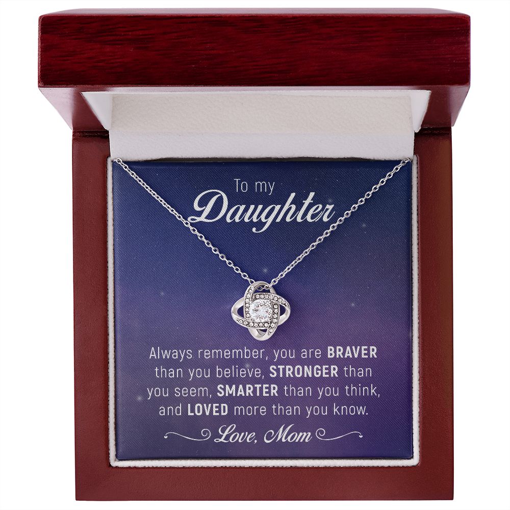 Gift For Daughter From Mom, Daughter Mother Necklace, Daughter Gift From Mom, To My Daughter, Daughters Birthday, Unique, Grown Up Daughter