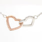 Interlocking Hearts necklace - To My Queen