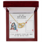 Interlocking Hearts necklace - To My Queen