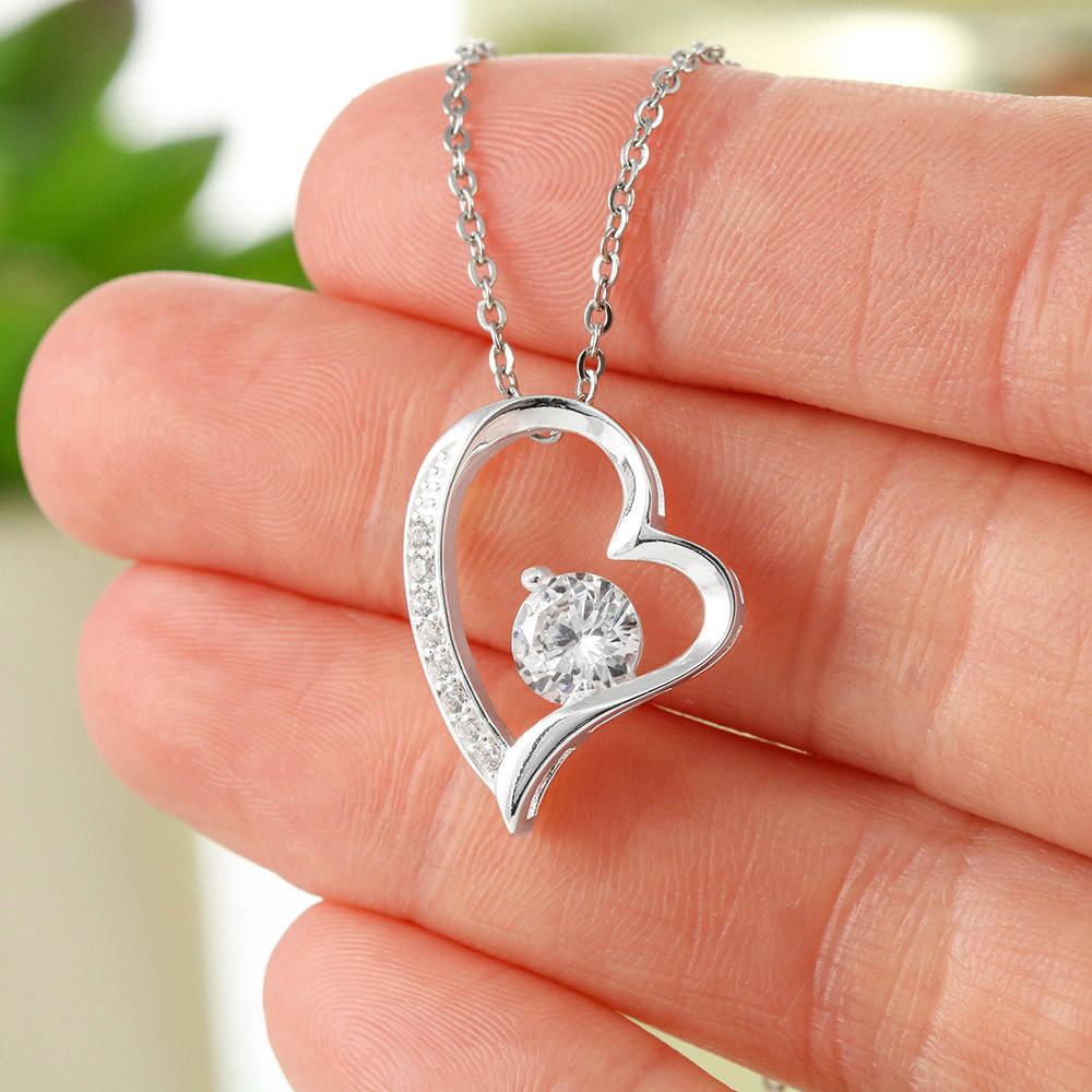 To My Daughter - Forever In My Heart Necklace