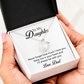 To My Daughter - Forever In My Heart Necklace