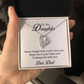 To My Daughter - Forever In My Heart Necklace