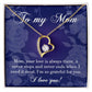 Forever Love Necklace - To my Mom